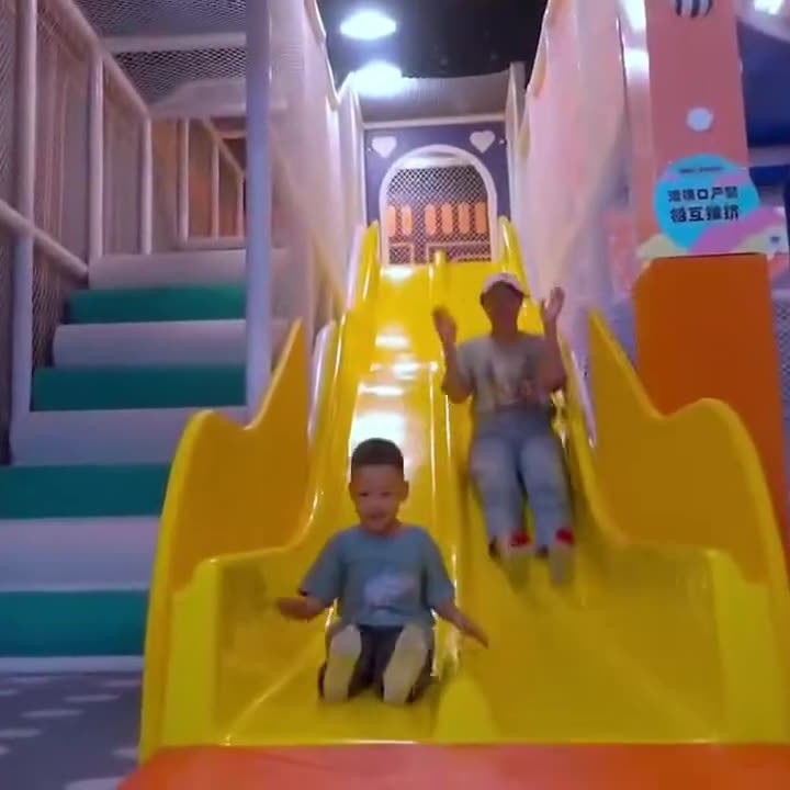 Children's Fun Parent-Child Playground Equipment Customized Processing Shopping Mall Supermarket Playground Adult and Children's Play Facilities