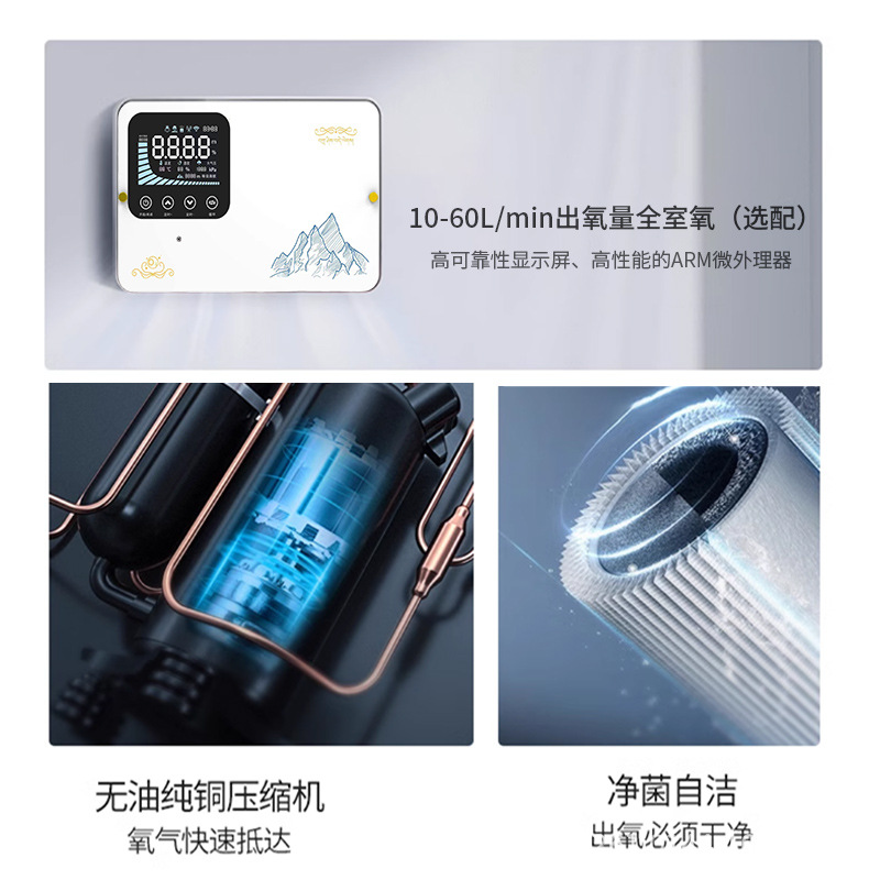 Industrial Dispersion Oxygen Generator Plateau Home Oxygen Supply Equipment RV Hotel Large Aerator