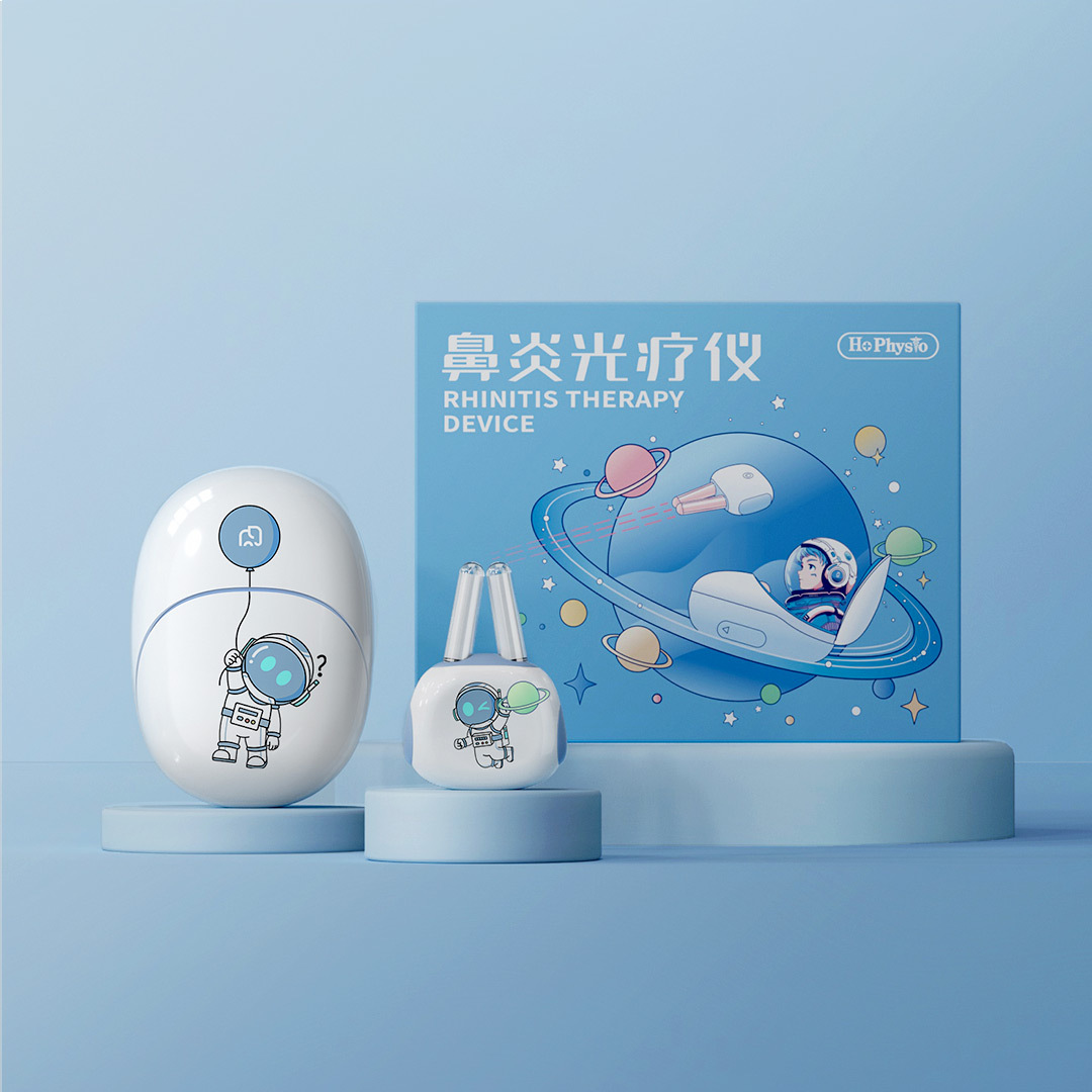 Прибор для фототерапии ринита He Haoming, аллергический ринит и синусит, портативный беспроводной прибор для лечения ювенильного ринита