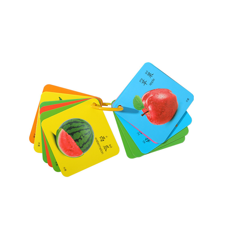 Children's Early Education Awareness Card Literacy Card Double-sided Educational Toy Literacy Card Baby Enlightenment Animal Card