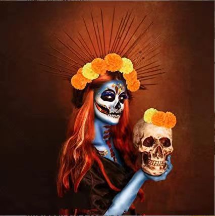 Artificial Small Carnation Wedding Decoration Flower Head Project Flower Arrangement Marigold Small Lilac Gift Flower Garland with Flowers