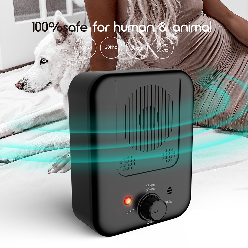 Cross-border Ultrasonic Barking Stopper Dog Trainer Dog Repellent Anti-barking Intelligent Barking Stopper Pet Supplies Pet Toys