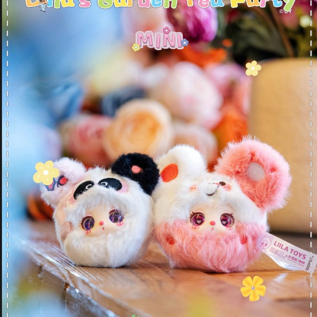 New Product Bubble Mart Babythree Baby Three-Year-Old Lila's Garden Tea Party Plush Trendy Blind Box Wholesale