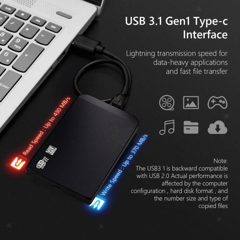 16TB 12TB 8TB 4TB 2TB 1TB mobile hard disk USB3.0 cross-border external mobile hard disk