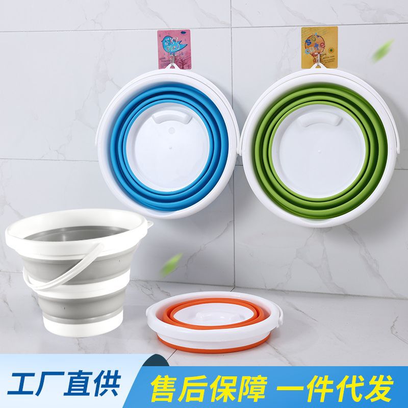 Оптовая продажа портативного складного ведра пластиковое ведро для детей для путешествий и дома многофункциональное ведро