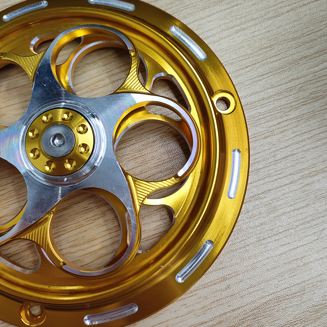 Cross-border Southeast Asia Motorcycle Parts Refitting Radiator Fan Cover Rotating Heat Dissipation Decorative Fan Blade Cover Manufacturers