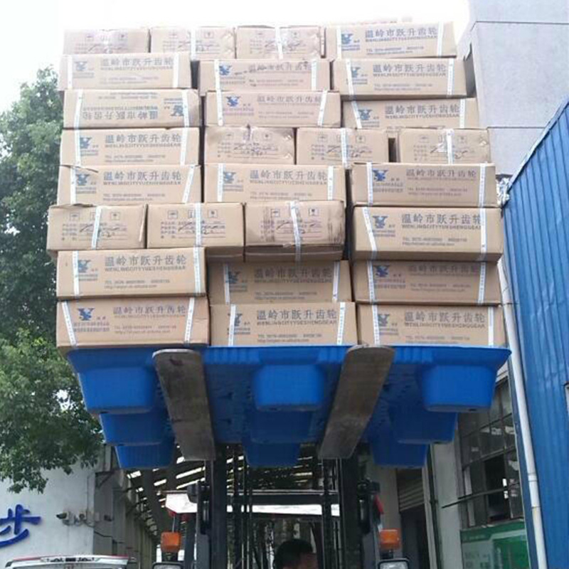 Plastic Pallet Forklift Cargo Pallet Warehouse Moisture-Proof Board Pallet Pad Warehouse Board Nine-Legged Blow Molding Logistics Board