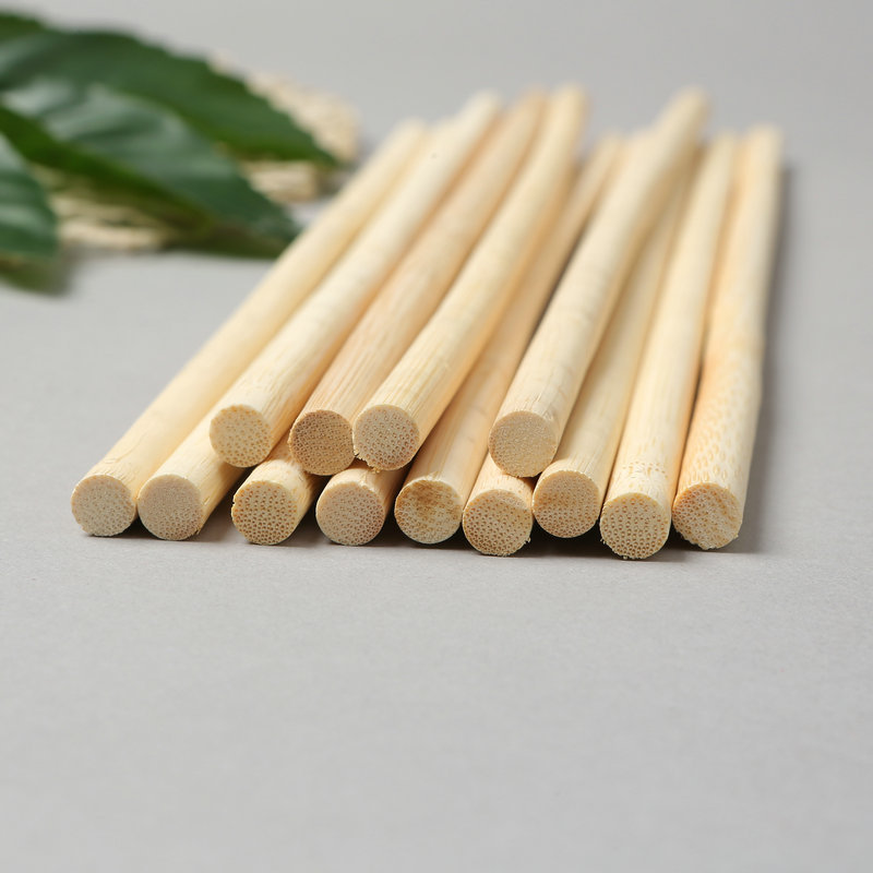 Entity manufacturers bamboo stick 8mm funny cat round stick bamboo stick assembled model birdcage material can be fixed lantern pole drilling
