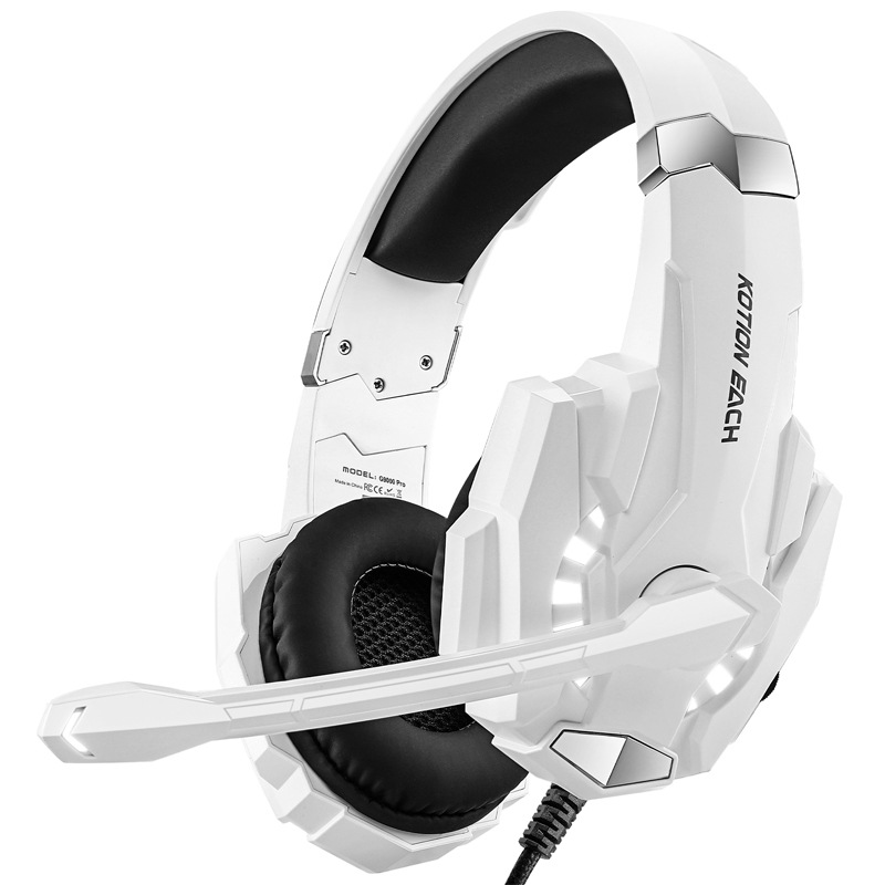 KOTION EACH G9000Pro Headset Computer Headset Wired Gaming Esports Headset with Wheat