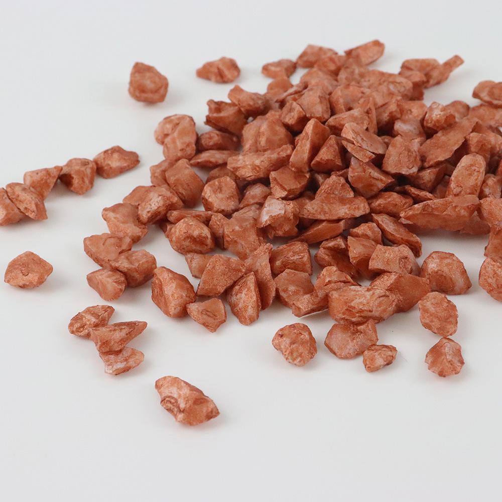 Chocolate Glass Raw Stone Decorative Gravel Permeable Flooring Aromatherapy Accessories Glass Colored Stone Handmade DIY