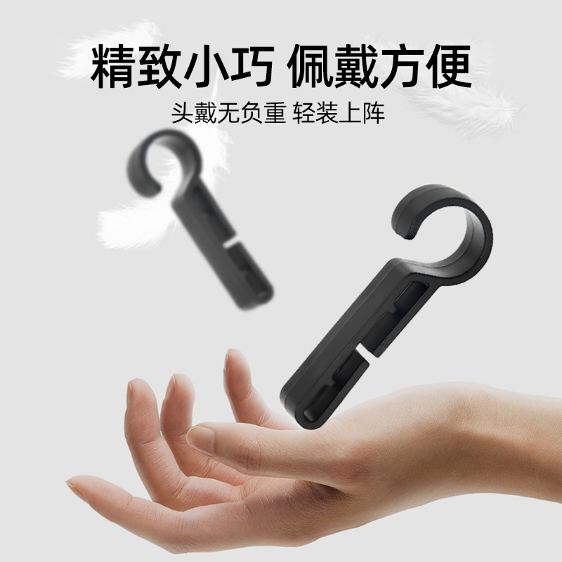 Mining Lamp Headlight Accessories Safety Helmet Headlight Buckle Fixed Anti-Slip Buckle Plastic Hook Mining Lamp Headband Hook