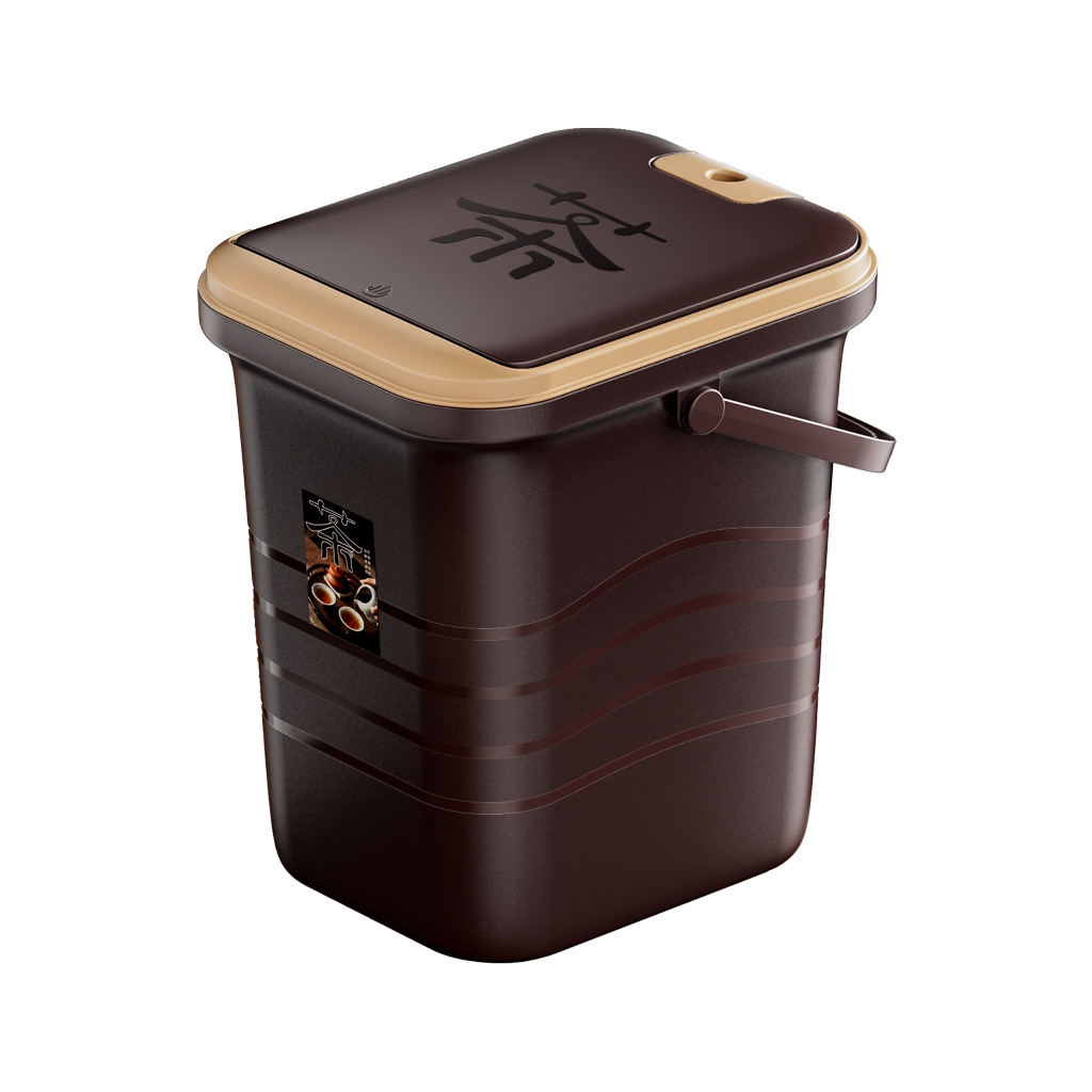 Tea Bucket, Tea Bucket, Tea Dregs Bucket, Waste Water Bucket, Tea Ceremony, Tea Set Accessories, Tea Tray, Tea Table, Small Drainage Trash Can