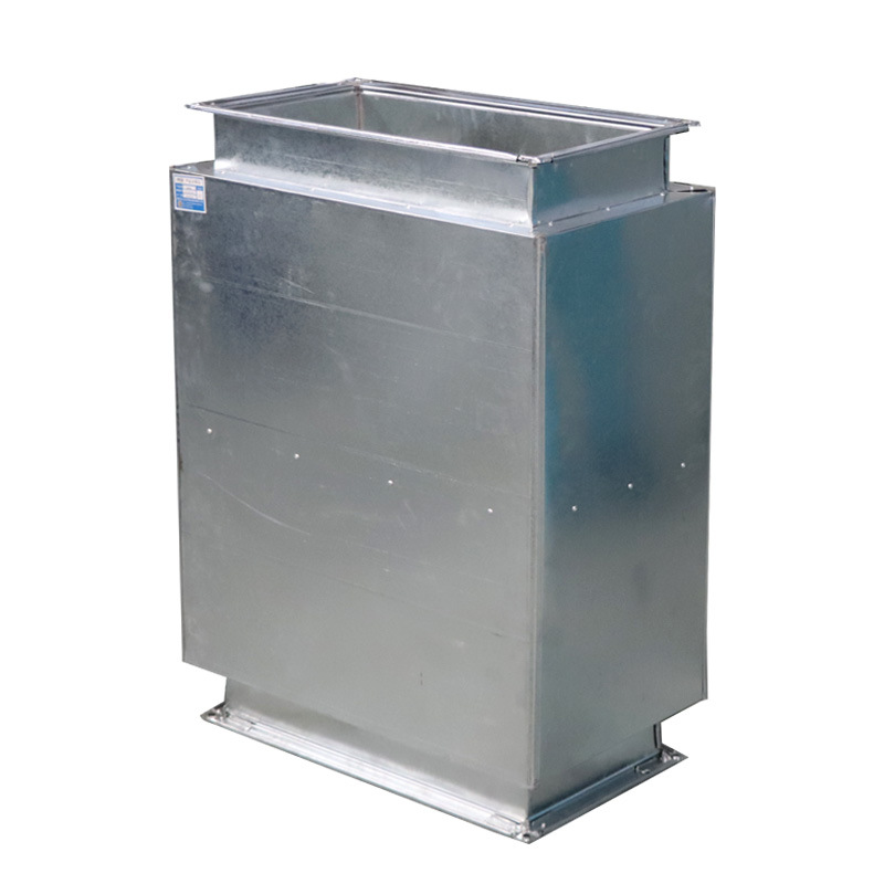 Galvanized muffler static pressure box square impedance muffler pipe muffler equipment ventilation muffler static pressure box