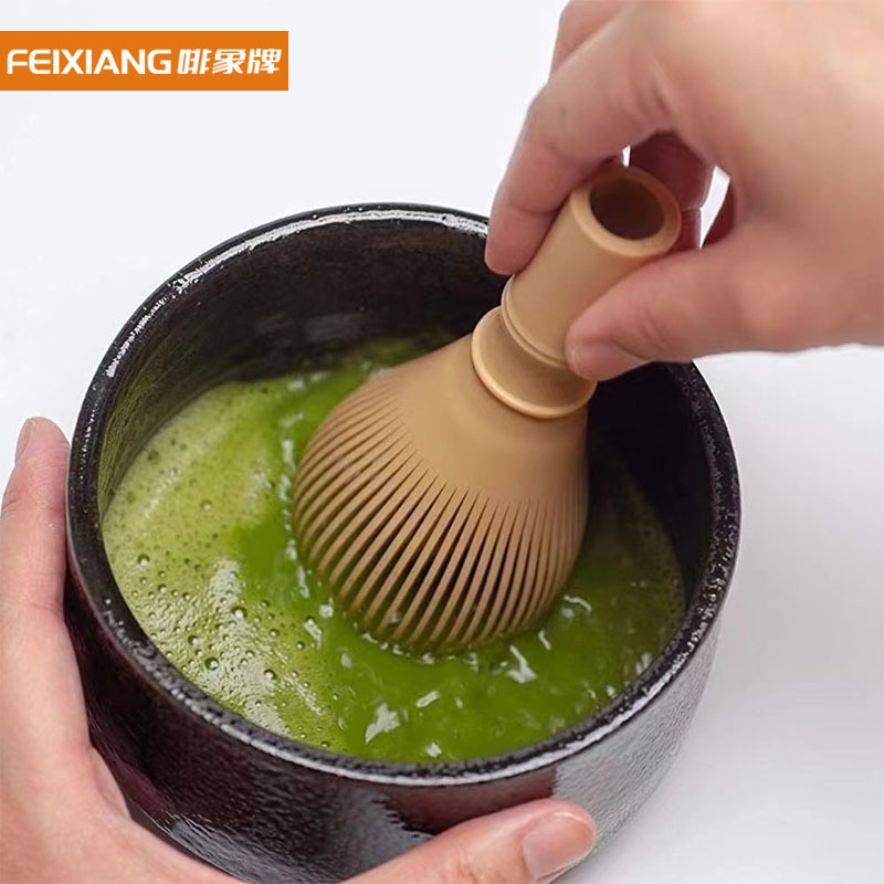 Amazon Plastic Resin pp Tea Food Grade Matcha Brush Point Tea Baibenli Japanese Matcha Mixing Tea Brush