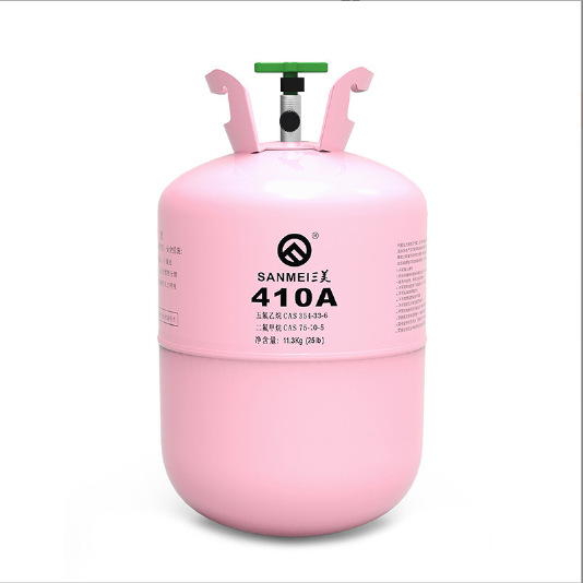 Sanmei R410A Refrigerant Net Weight 10kg Refrigerant for Car Air Conditioning, Hvac, Cold Storage, Inverter, and Environmentally Friendly