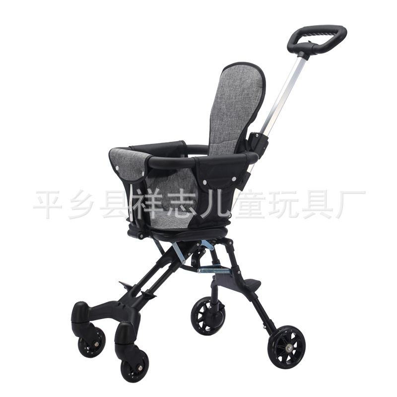 Cross-Border Trade Baby Stroller, Lightweight and Foldable, Suitable for Children Aged 1-3, No Assembly Required