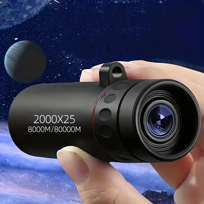 30X25 Monocular Telescope Low-Light Night Vision Manufacturer Wholesale Outdoor Mobile Phone High Magnification High-Definition Mini Portable Cross-Border