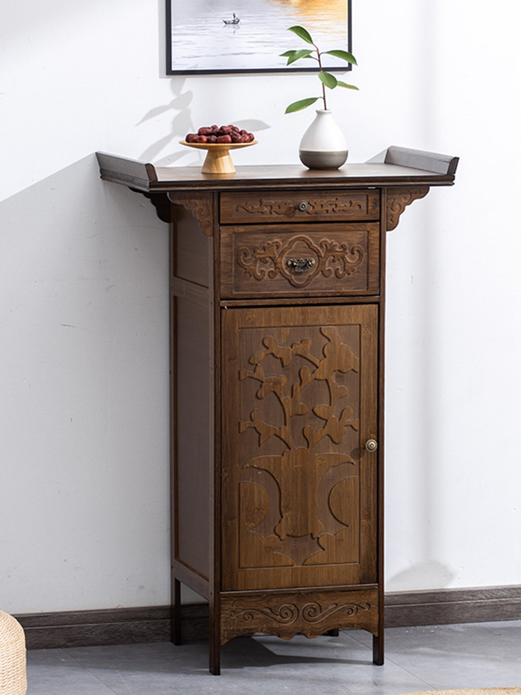 Buddhist Niche Offering Table Household Buddhist Altar Economical Incense Case Offering Table Offering Table Incense Fire Altar Modern Small