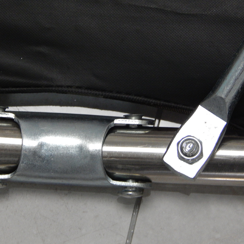 Stretcher Stainless Steel Portable Folding Aluminum Alloy Thickened Stretcher Simple First Aid Four-fold Two-fold Stretcher