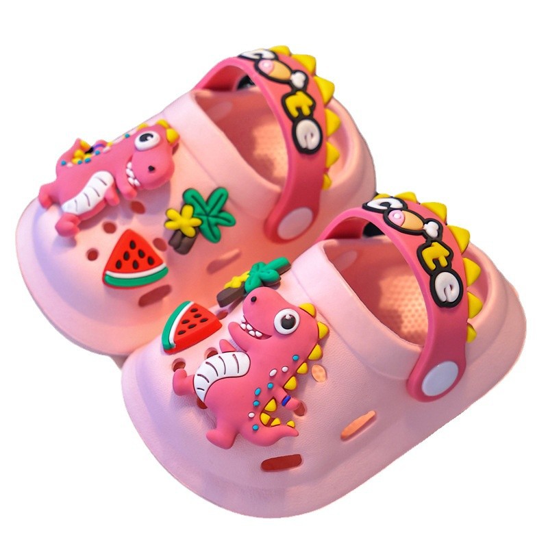 Baby Sandals Summer Boys Children's Toe Cave Shoes Cute Girls Infant Non-slip Children's Slippers