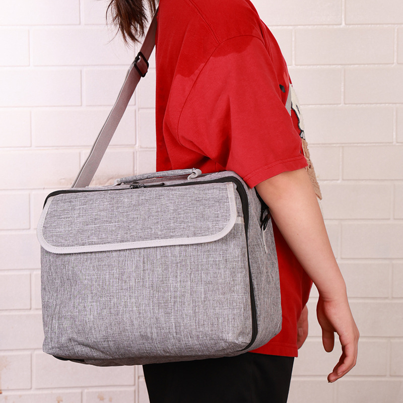 Cross-Border Single-Shoulder Projector Bag, Projector Peripheral Storage Bag, Portable 4K High-Definition Cloth Bag, Suitable for Cross-Border Use