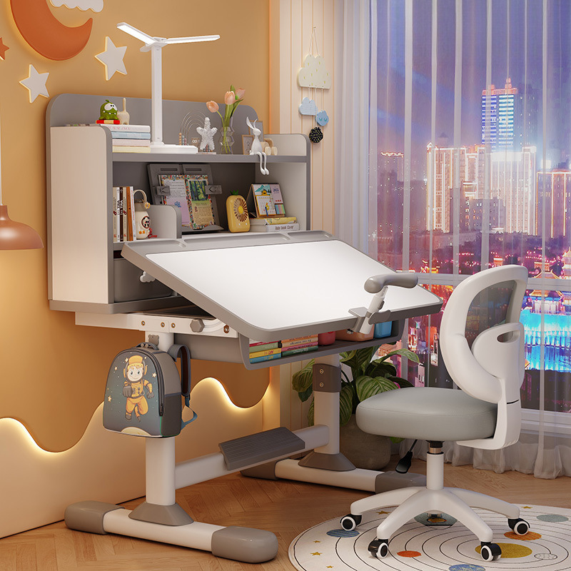 Комплект учебного стола, детский учебный стол, письменное кресло, стол для письма для учащихся начальной школы, стол для коррекции осанки
