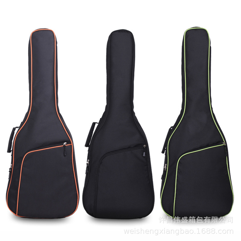 Factory direct supply shoulder cotton padded guitar bag 38 inch 39 inch 40 inch 41 inch folk classical acoustic guitar bag