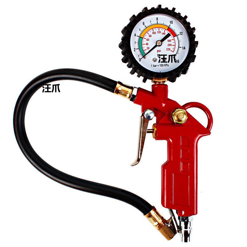 Deflatable Tire Coolplay Pressure Gauge Inflatable Tire Pointer Inflatable Tire Air Pressure Accurate Pressure Gauge