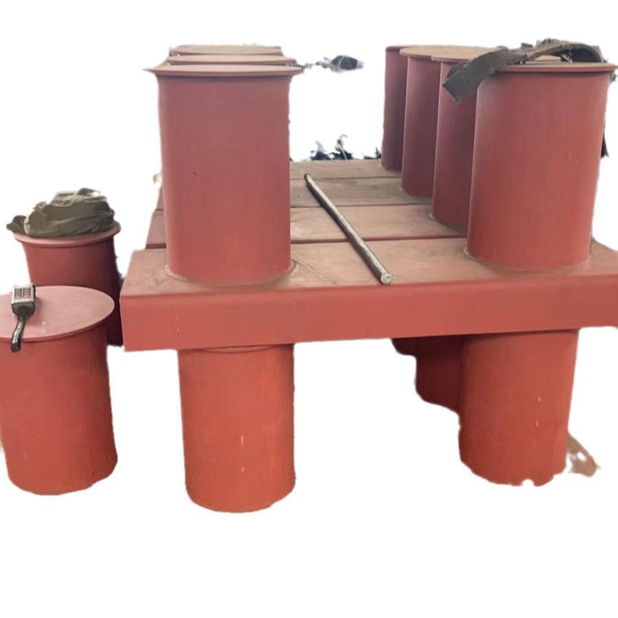 Cast Iron Ship Column Single and Double Column Bolt Ship Pile Cast Steel Cable Pile Ship Accessories Cable Pile Round Bottom Ship Column