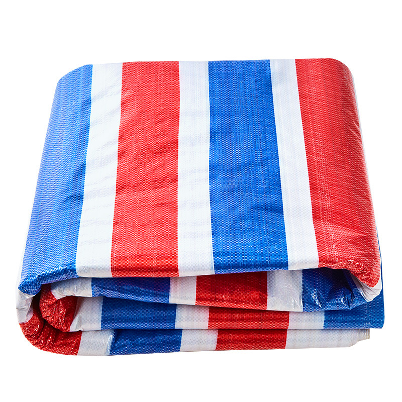 Color strip cloth double film color strip cloth 75g three-color color strip cloth wholesale distribution color strip cloth rainproof cloth waterproof tarpaulin