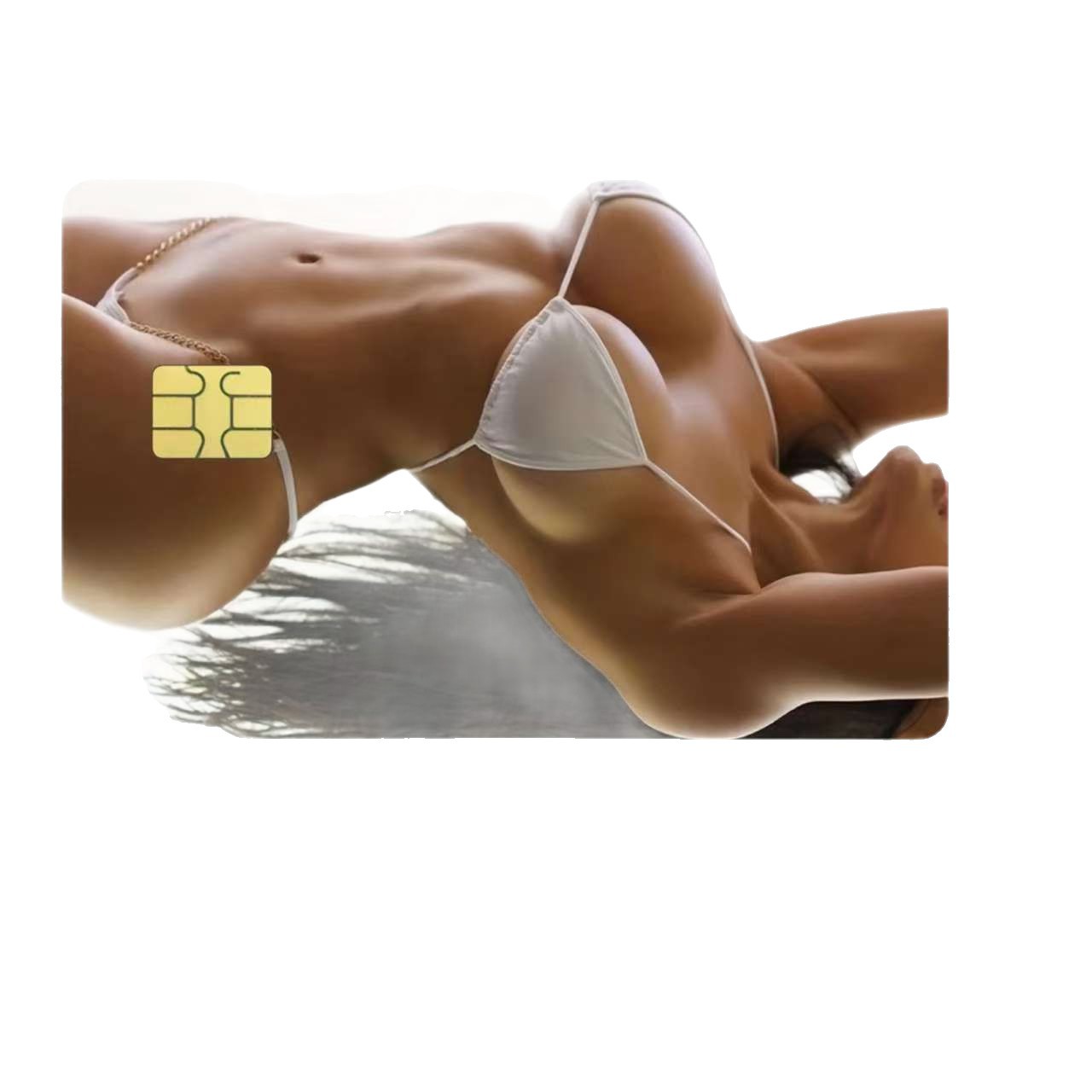 Credit Card Stickers New Cross-Border Export Creative Decoration Waterproof Bank Card Holder Sexy Bikini Stickers