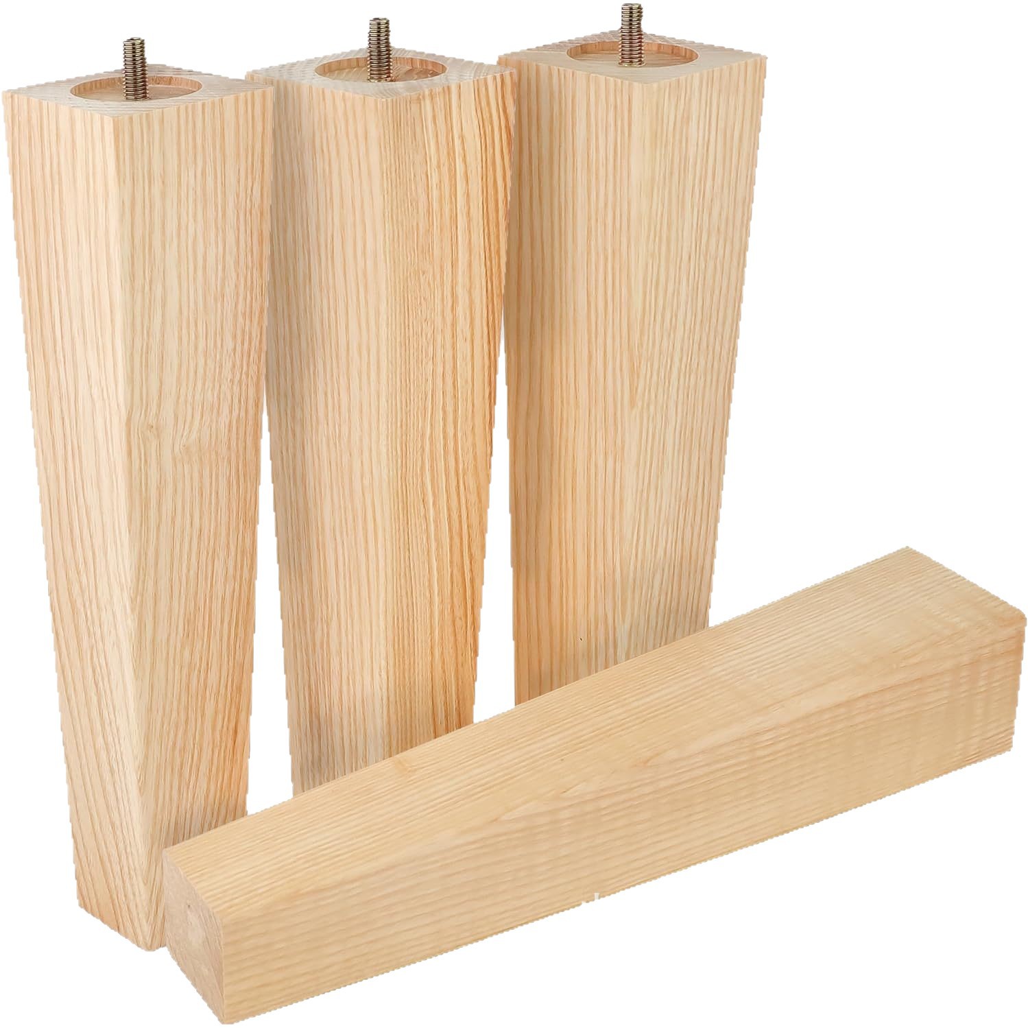 Upright Solid Wood Square Furniture Support Wooden Legs Cabinet Accessories Wooden Feet Tv Cabinet Heightening Feet Coffee Table Wooden Table