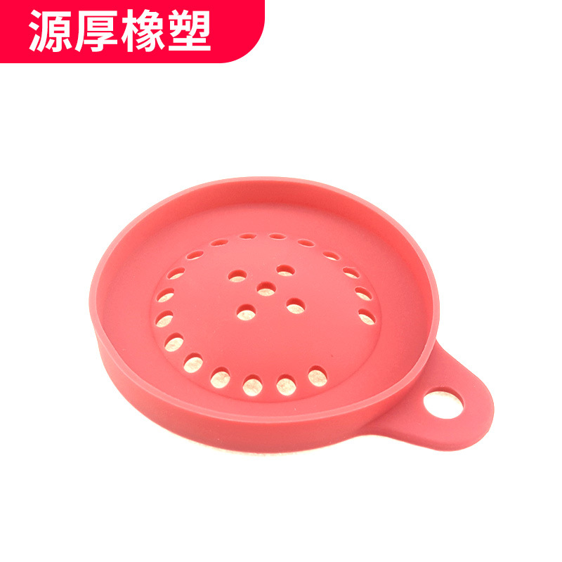 Wholesale In-Stock Popcorn Cup Bucket Silicone Lid Storage Jar Food-Grade Silicone Rubber Lid 23-Hole Glass Sealing Lid