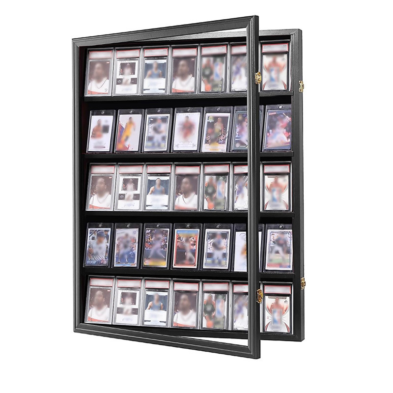 Wooden Star Card Psa Rating Card Display Frame Bgs Rating Card Frame Card Wall Ccg Framing Handmade