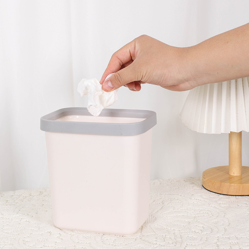 Креативное простое мусорное ведро без крышки для кухни, ванной, гостиной
