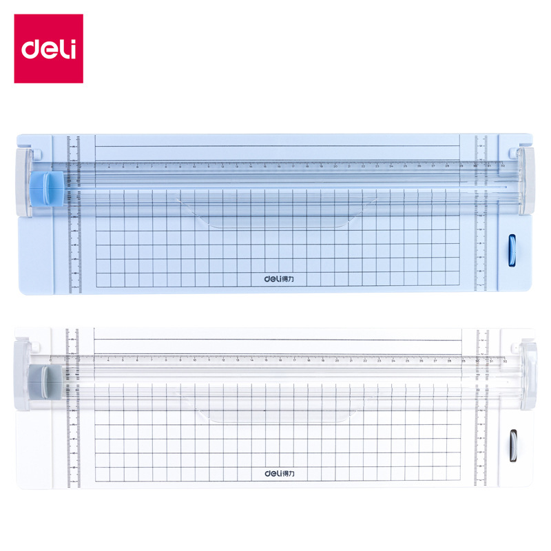 Deli 14251 маленький резак для бумаги ручной двухсторонний резак для офиса