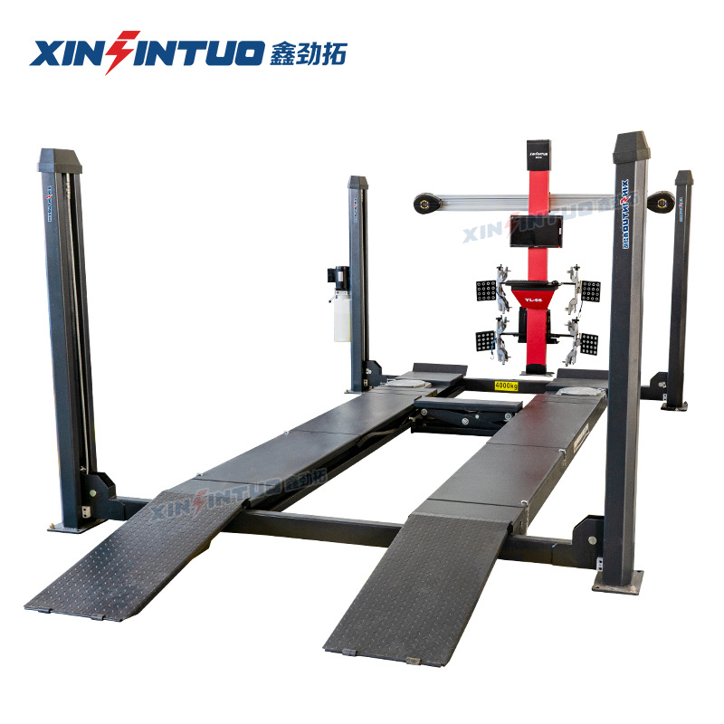 Jintuo 3D Four-Wheel Locator Four-Column Lift Lift Car Tire Positioning Repair Equipment Complete Set