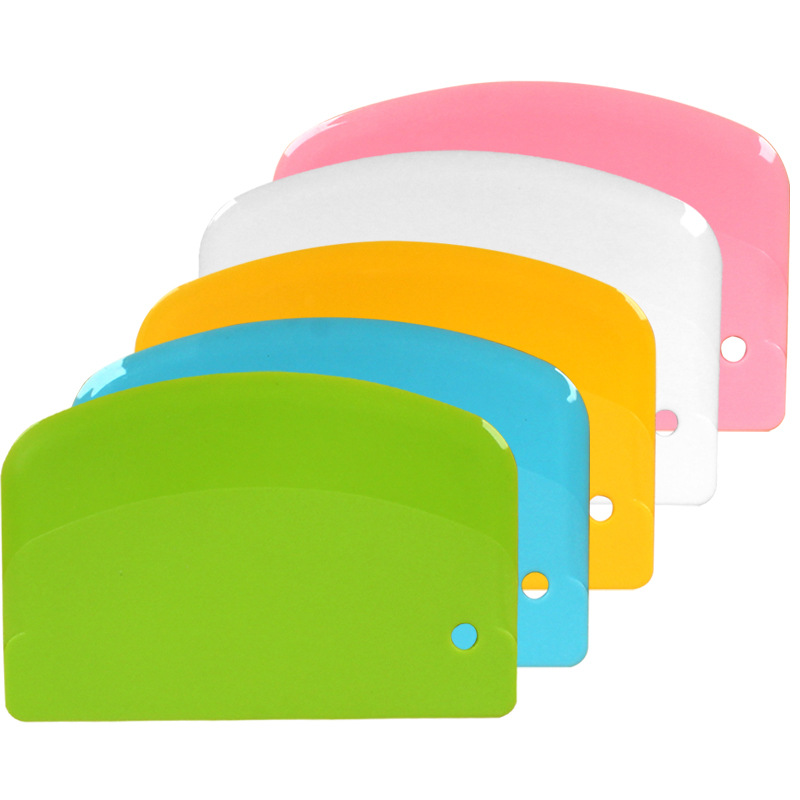 Пластиковый скребок, скребок для крема, нож для теста, кухонный инструмент для DIY