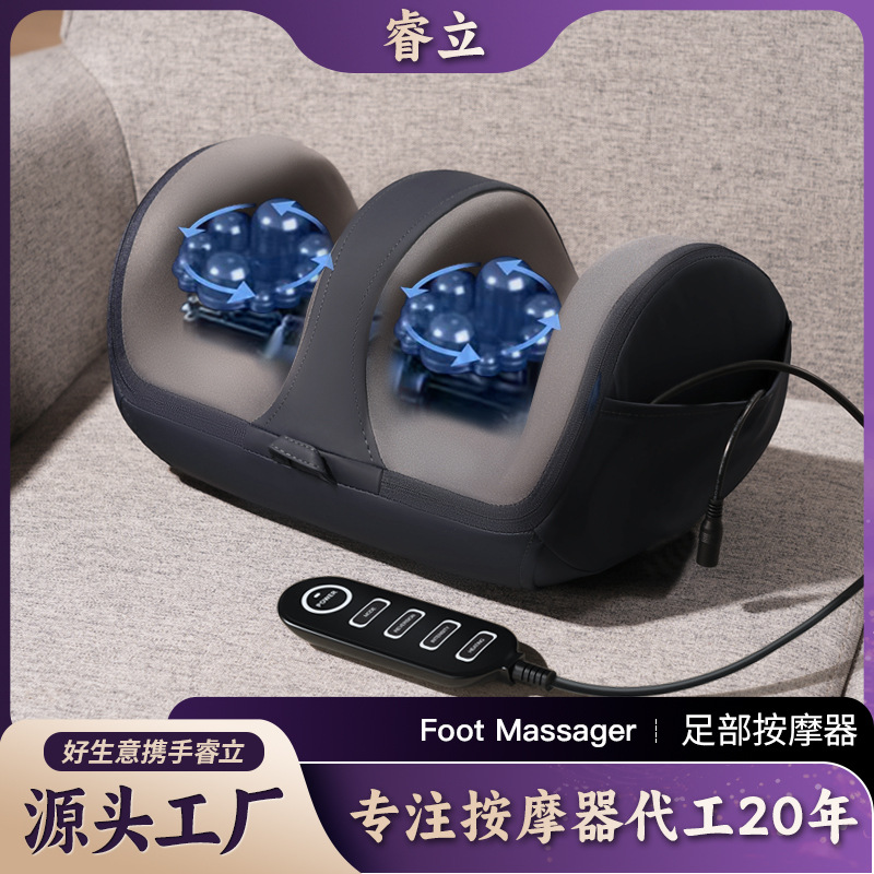 Автоматический массажный аппарат для педикюра, полный массаж ног с горячим компрессом