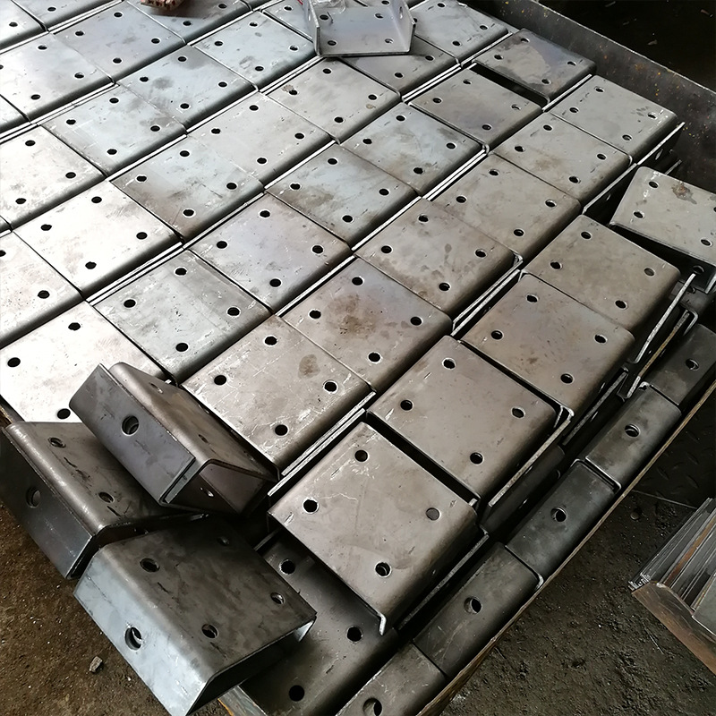 Hot-Dip Galvanized Welded Embedded Steel Plate Bridge Steel Structure Embedded Plate Special-Shaped Steel Plate Can Be Processed for Curtain Wall Embedded Parts