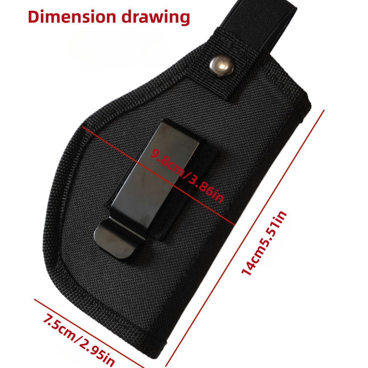 Amazon Sports Tactical Storage Case Tactical Invisible Quick Draw Holster Accessories Prop Gun Bag Nylon Wear-Resistant