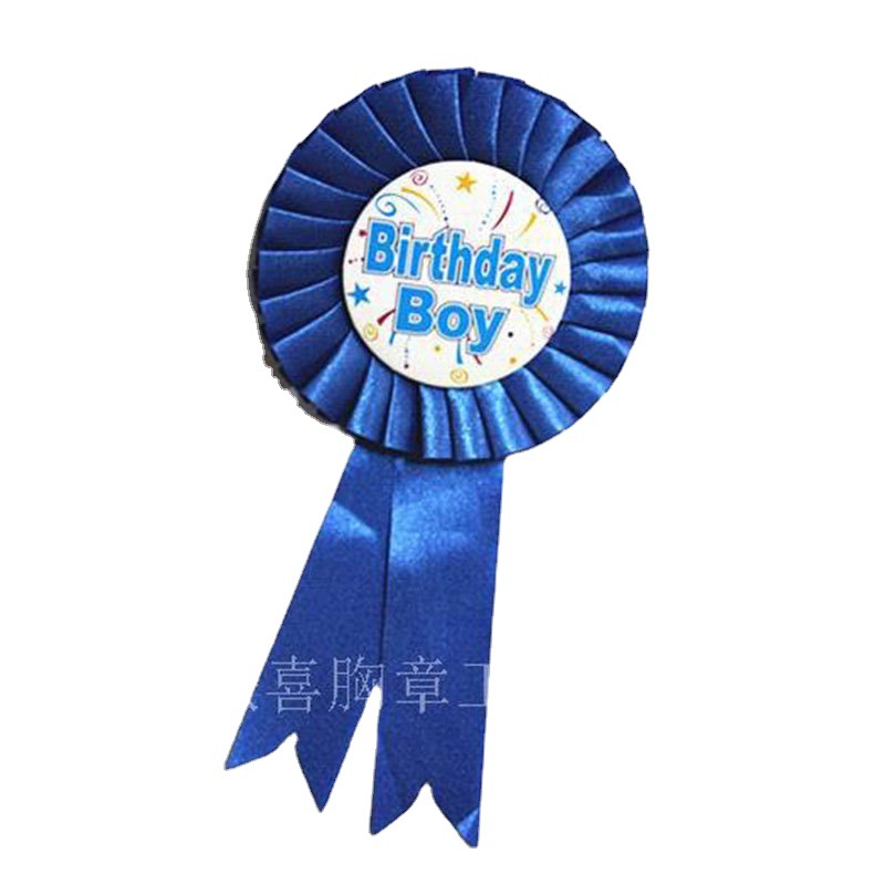 Amazon Ebay New Tinplate Badge Boy Girl Birthday Suit Birthday Boy Shoulder Strap