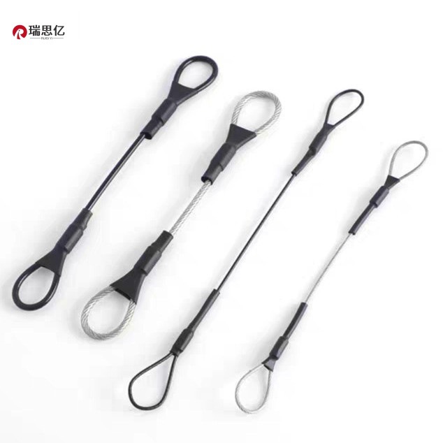 Factory wholesale 304 stainless steel galvanized steel wire rope pressed aluminum sleeve chicken heart ring rubber wire rope pressed aluminum sleeve