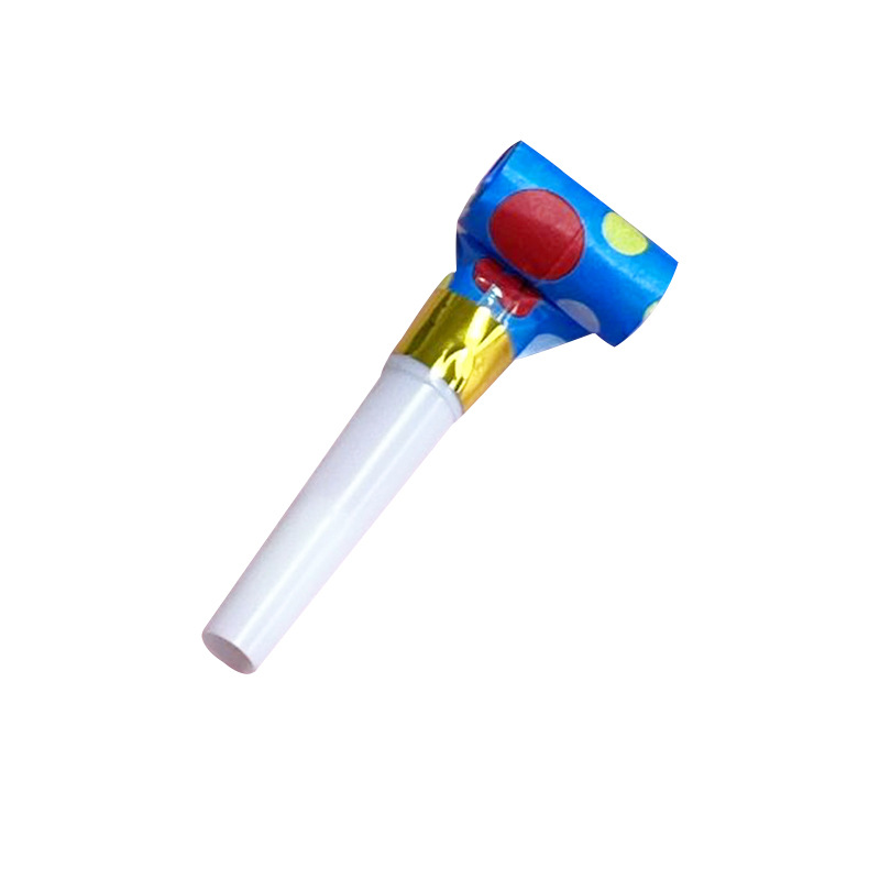 Candy color dragon blowing whistle children's birthday party plastic toys wholesale colorful dragon blowing roll trumpet props