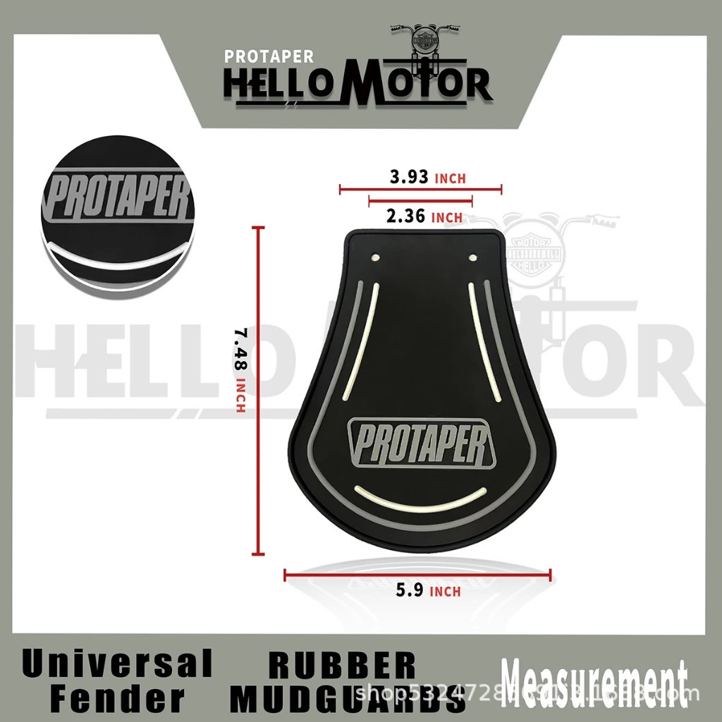 Universal Motorcycle Three-Wheeled Electric Vehicle Front and Rear Mudguards, Night Reflective, Cross-Border Supply, Factory Wholesale