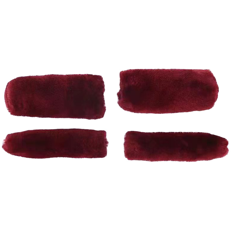 Electric Car Handle Cover Winter Cold-proof Warm Handle Cover Imitation Rabbit Plush Battery Car Motorcycle Tricycle Handle Cover