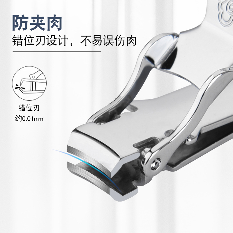 Factory wholesale new creative Swiss nail clippers three-color nail clippers wholesale stall carry nail clippers