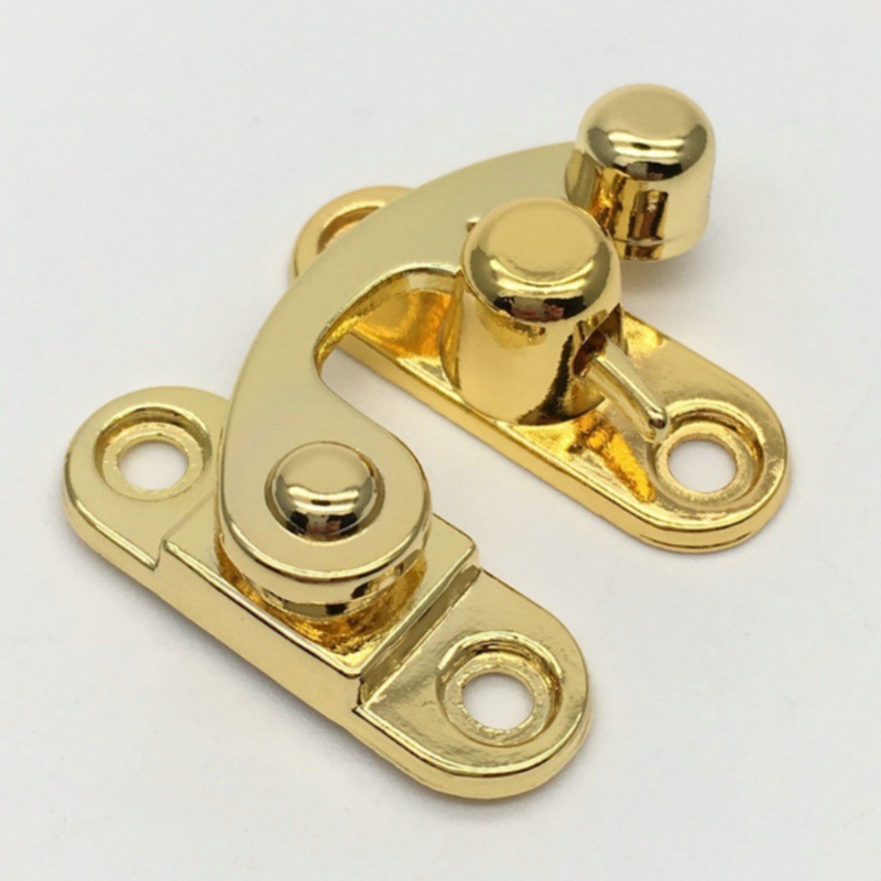 Antique-Style Iron Box Latch Hook Wine Box Clasp Gift Box Box Latch Horn Lock Hidden Box Latch Jingmao New Chinese Style