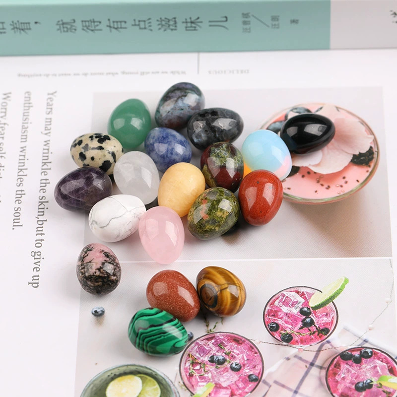 Кристальный яйцо 20*15, лазурит, тигровый глаз, микро-украшения