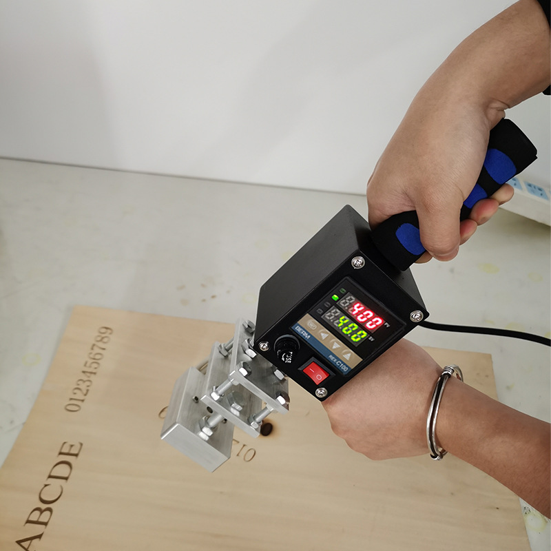 Hand-held hot stamping machine LOGO trademark business card leather PU indentation indentation small manual wood image printing date printing machine